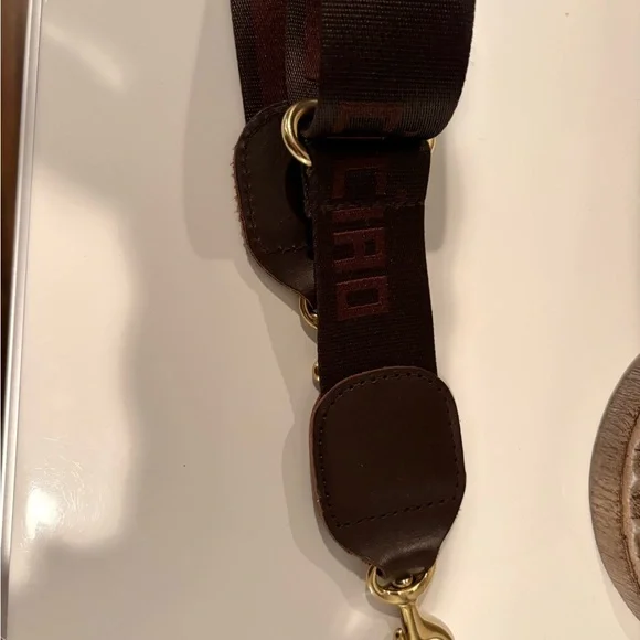 Clare V. Crossbody Strap in Ciao Brown - Picture 4 of 5